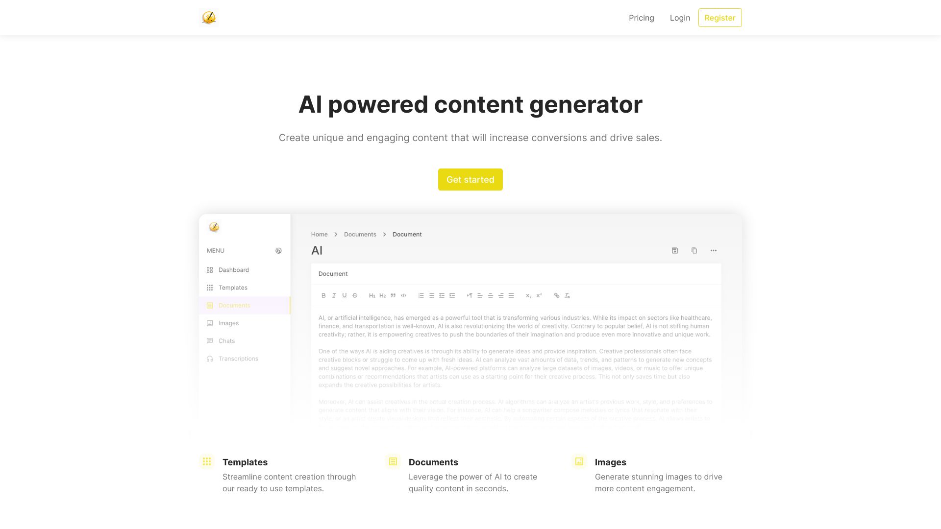 AI Writing Assistant