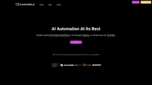 ContenuBot - Automatisation et flux de travail de contenu AI