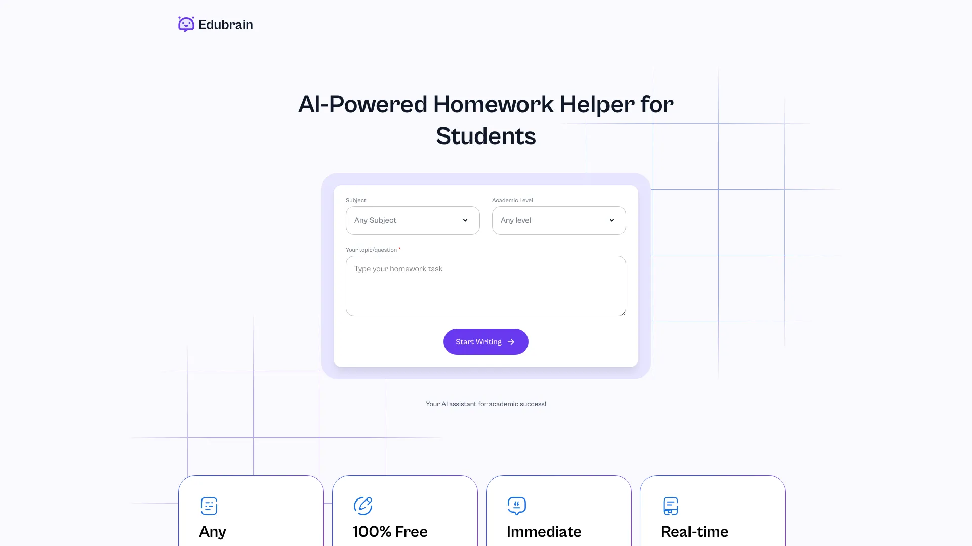 Edubrain AI Homework Helper