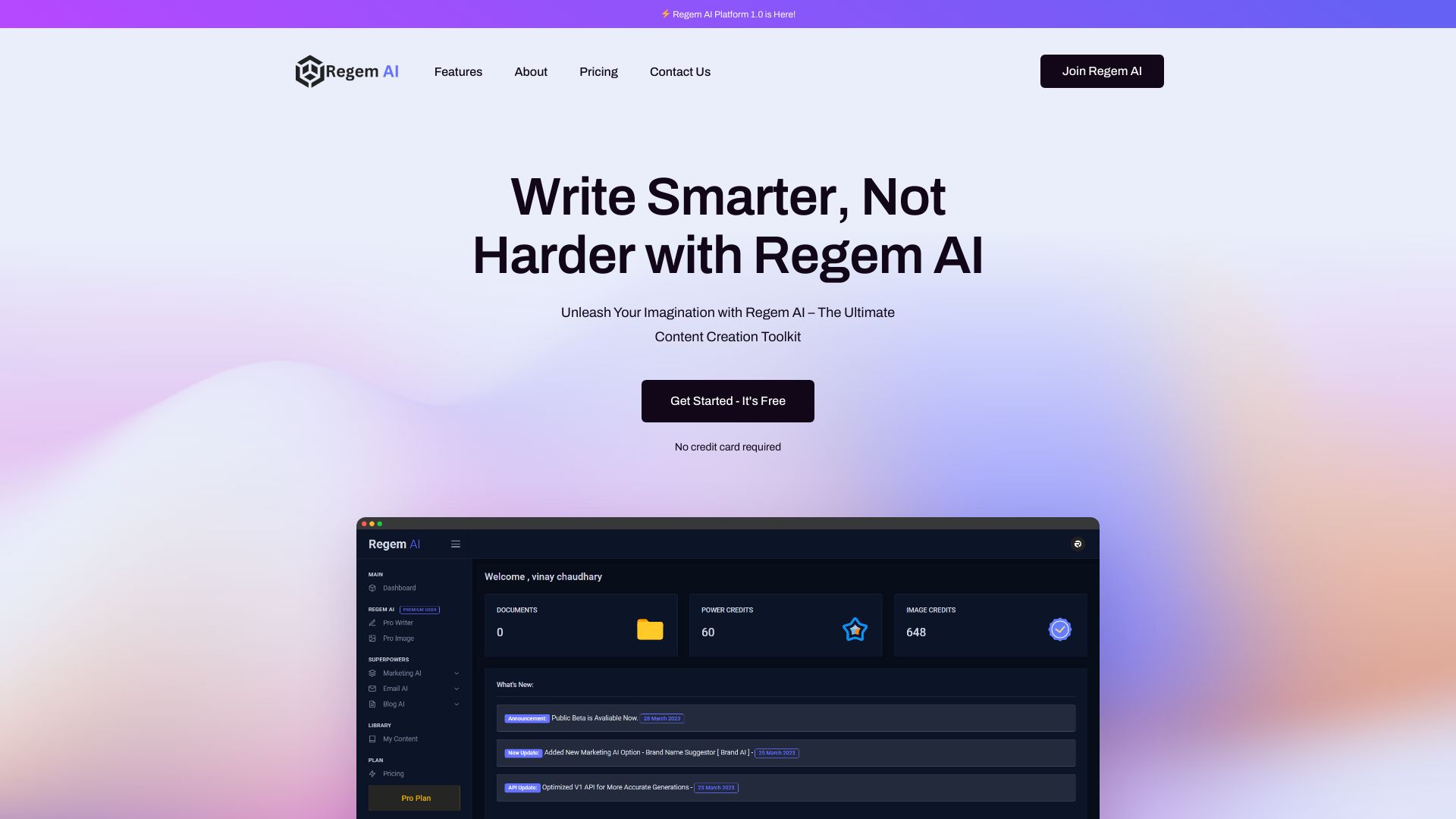 Regem AI Platform