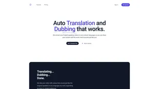 Auto Translation and Dubbing